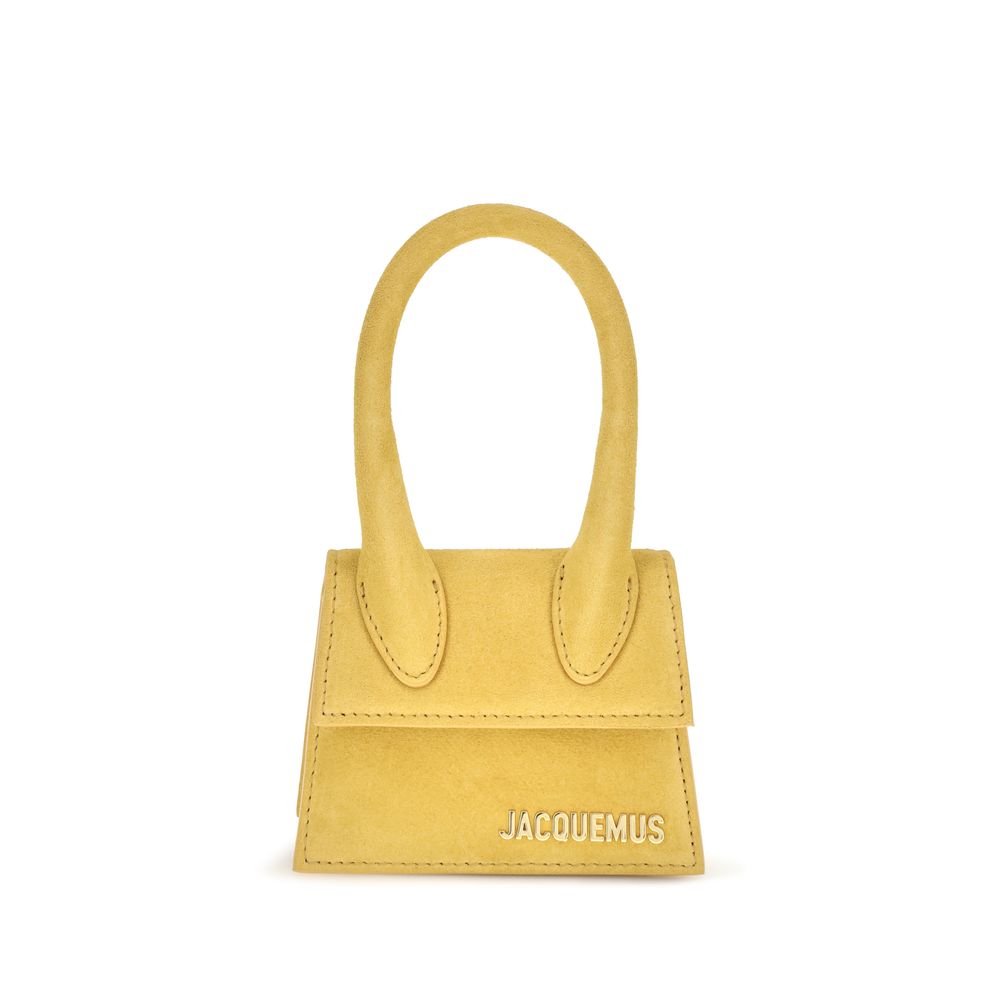 Jacquemus Bicolor Calf Leather Bos Taurus Shoulder Bag