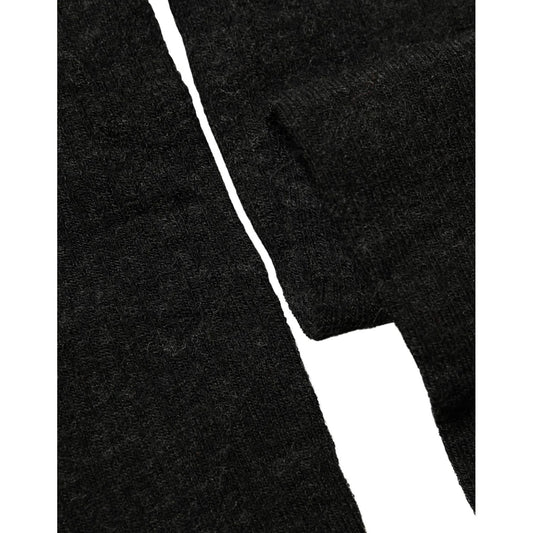 Dolce & Gabbana Black Wool Over Calf Long Women Accessory Socks