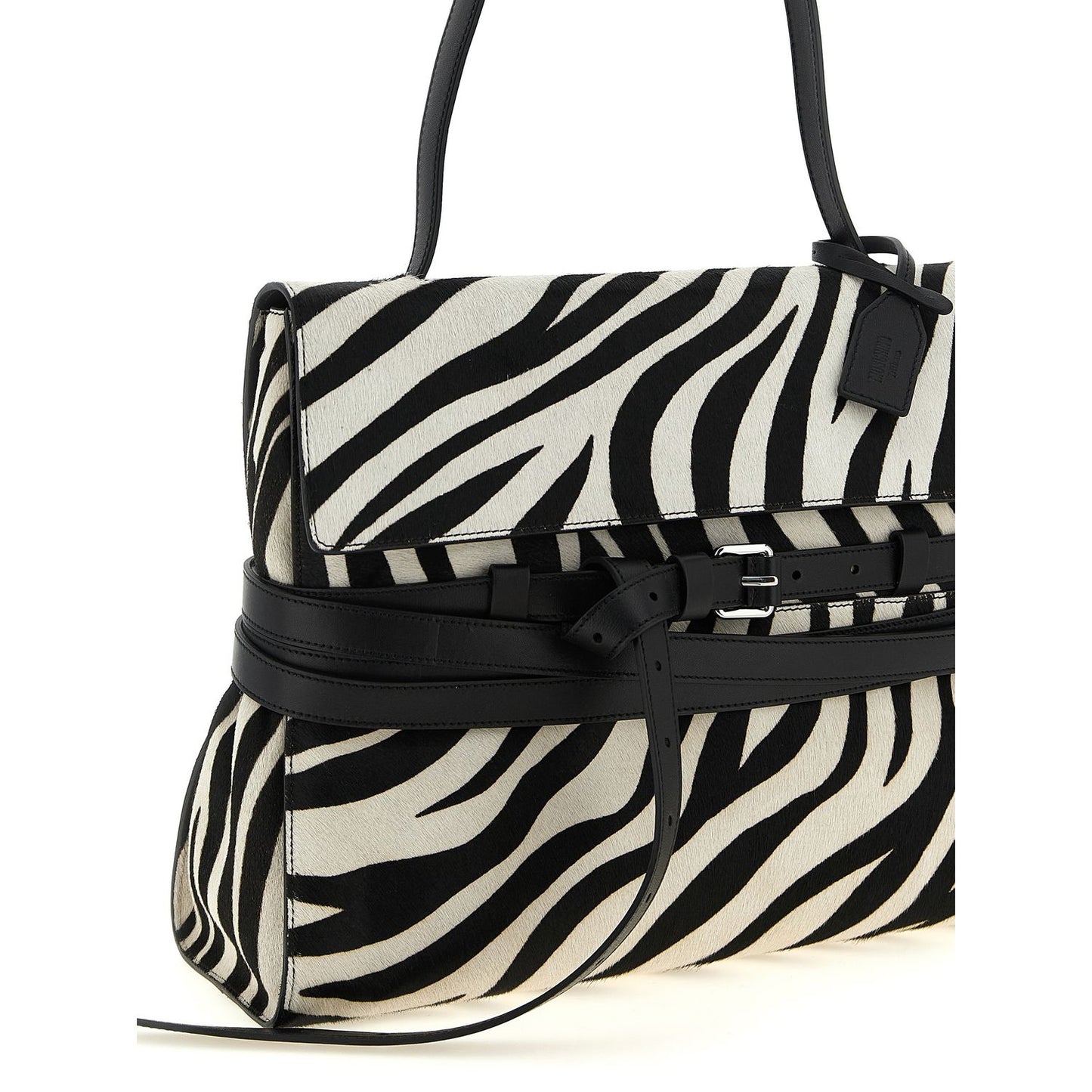 Moschino Bicolor Calfskin Handbag