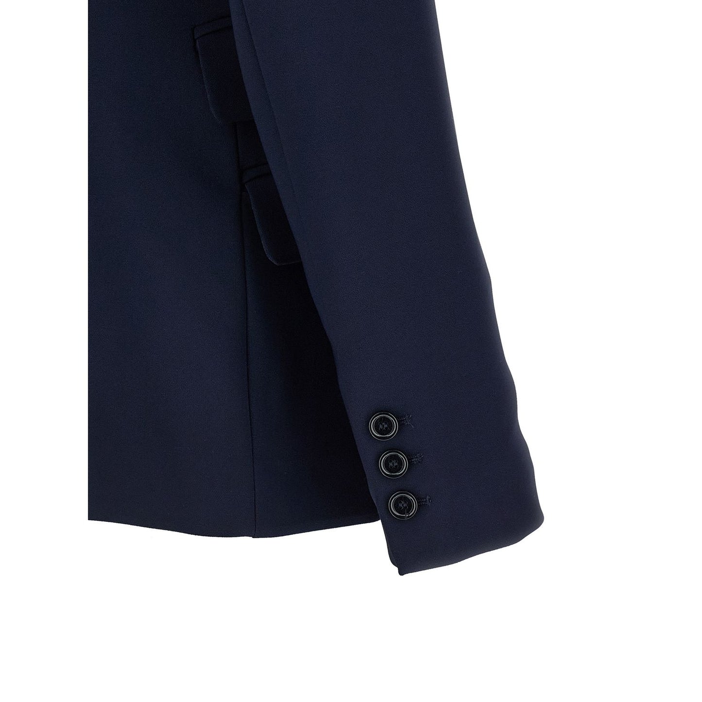 Elisabetta Franchi Blue Polyester Blazer