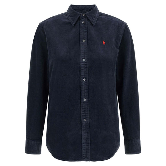 Polo Ralph Lauren Blue Cotton Blouse