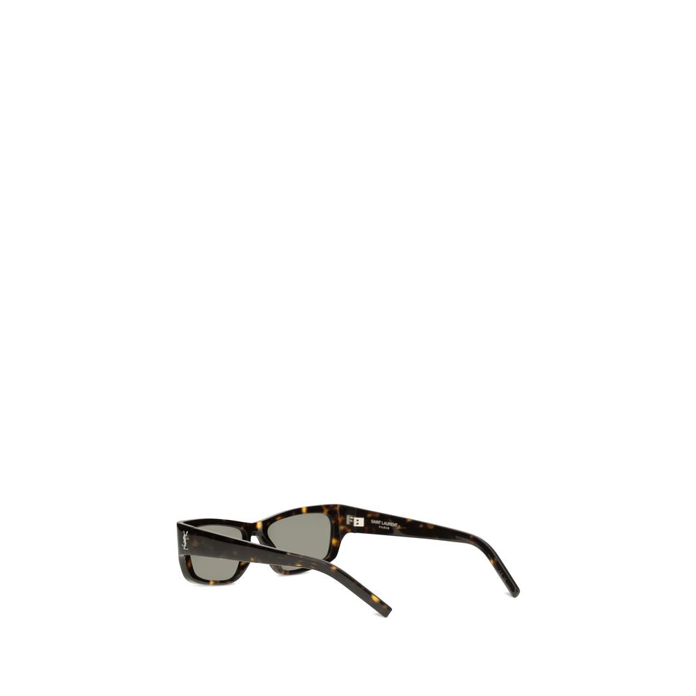 Saint Laurent Brown Acetate Sunglasses