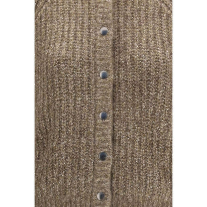 Brunello Cucinelli Brown Cashmere Cardigan