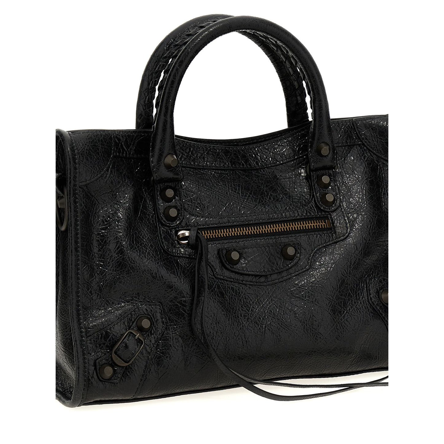 Balenciaga Black Lamb Leather Handbag