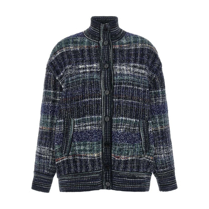 Missoni Blue Wool Cardigan