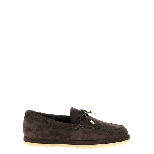 Tod's Brown Calfskin Slip-On Loafers
