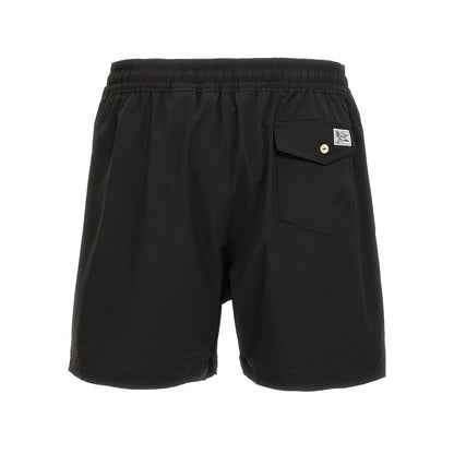 Polo Ralph Lauren Black Polyester Shorts
