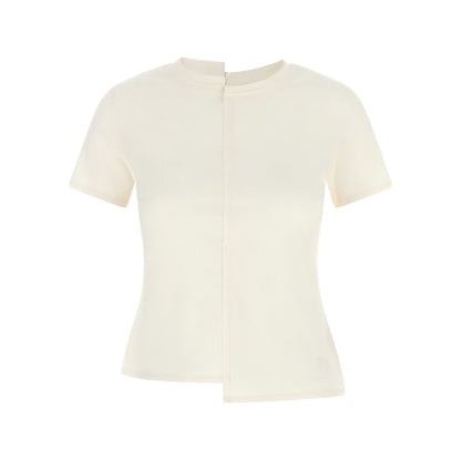 Y-3 White Cotton T-Shirt