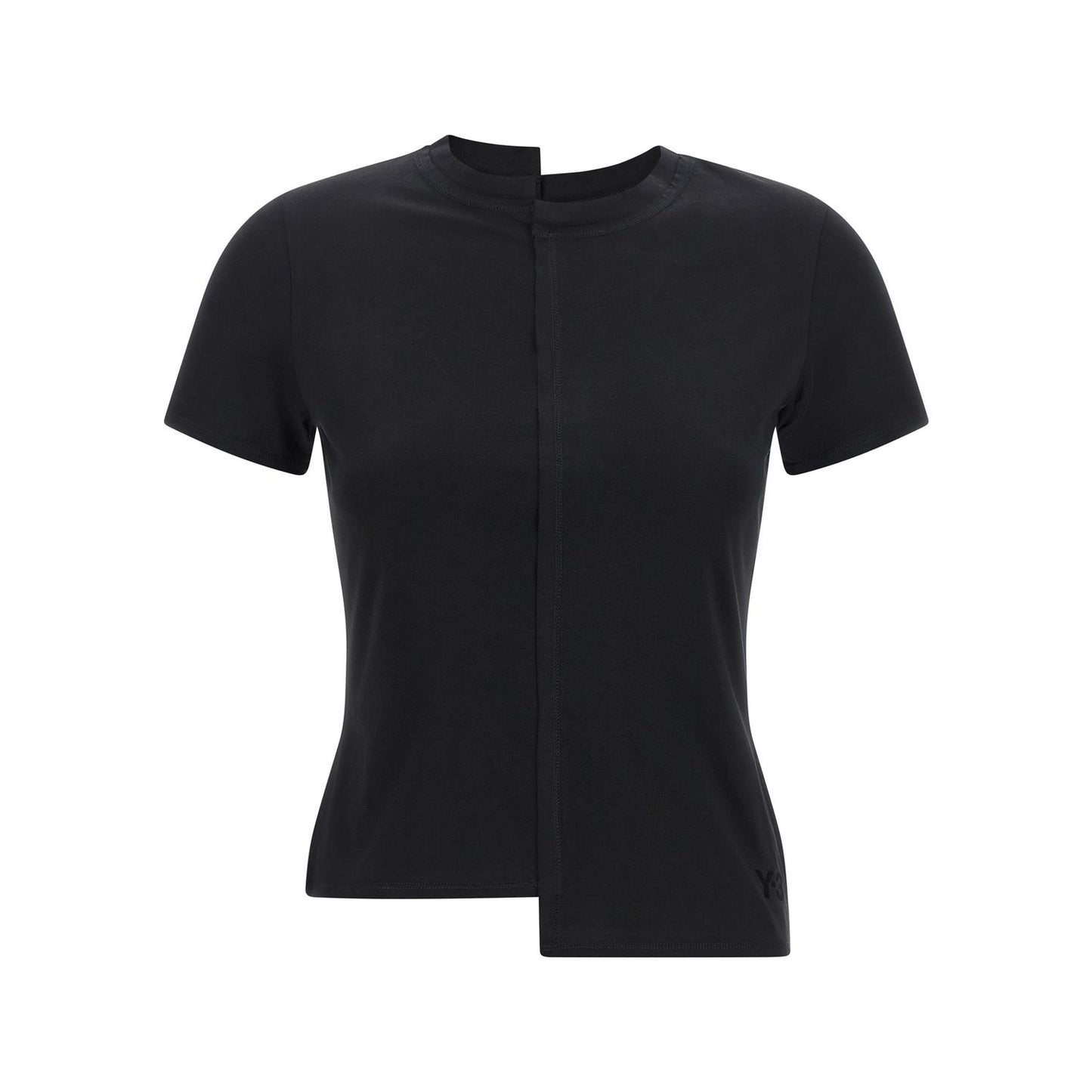 Y-3 Black Cotton T-Shirt