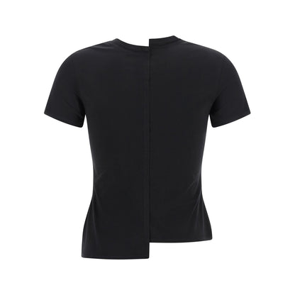 Y-3 Black Cotton T-Shirt