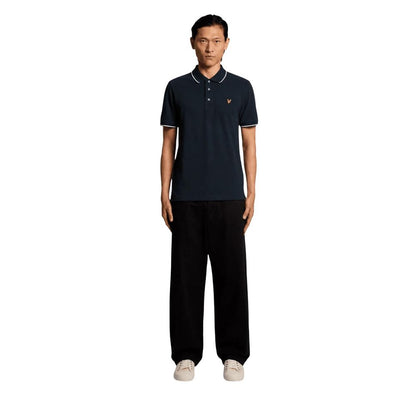 Lyle & Scott Blue Cotton Polo Shirt