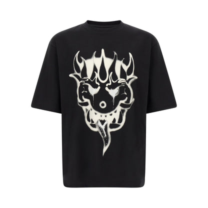 Y-3 Black Cotton T-Shirt