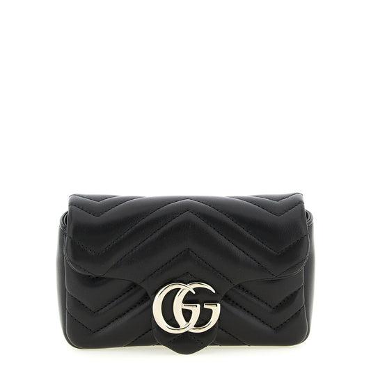 Gucci Black Lamb Leather Shoulder Bag