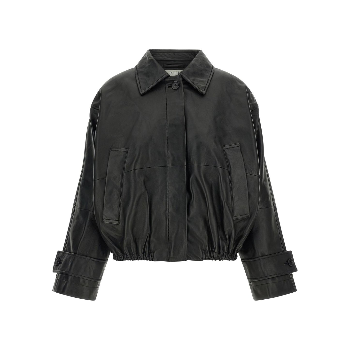 Rohe Black Lamb Leather Leather Jacket