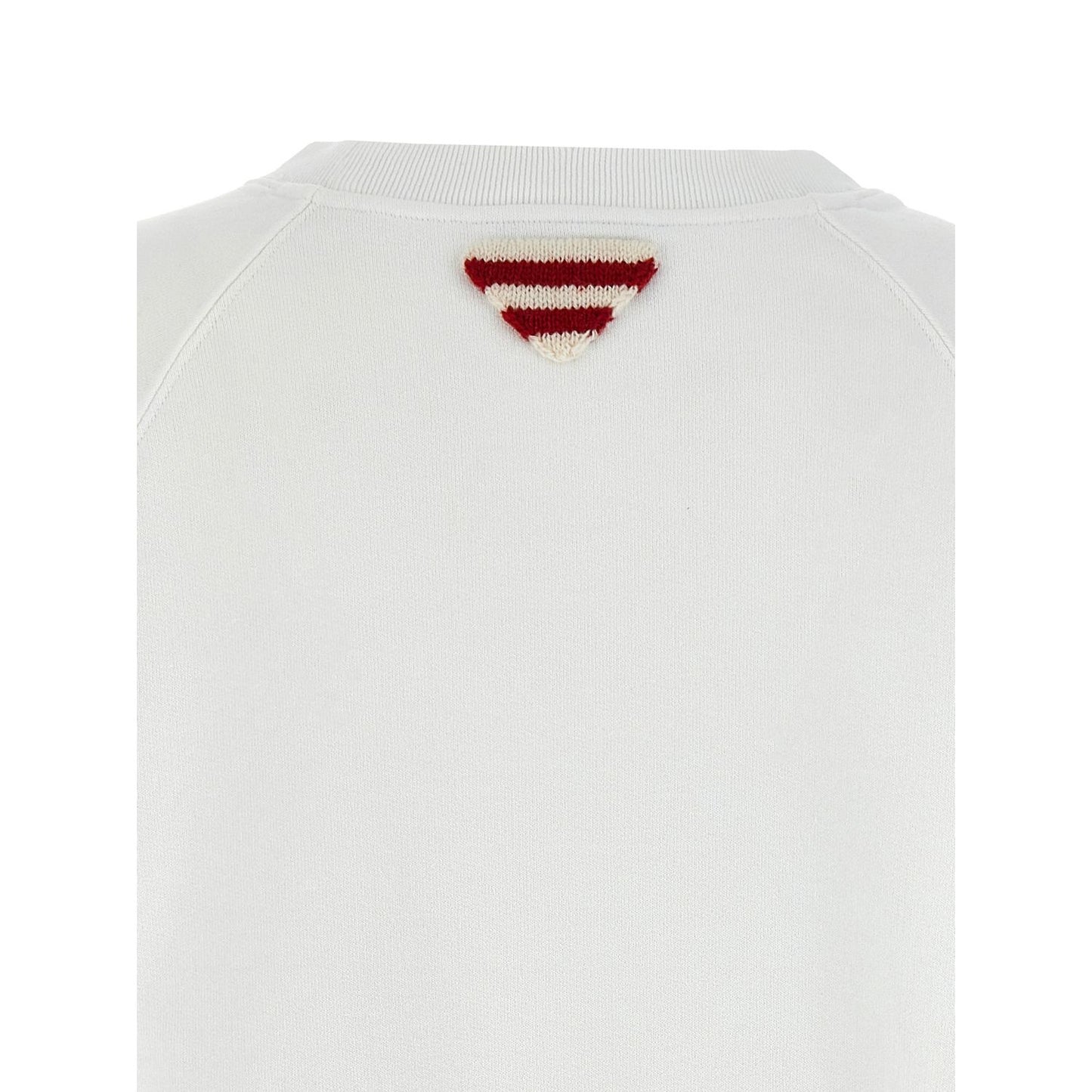 Prada White Cotton Sweatshirt