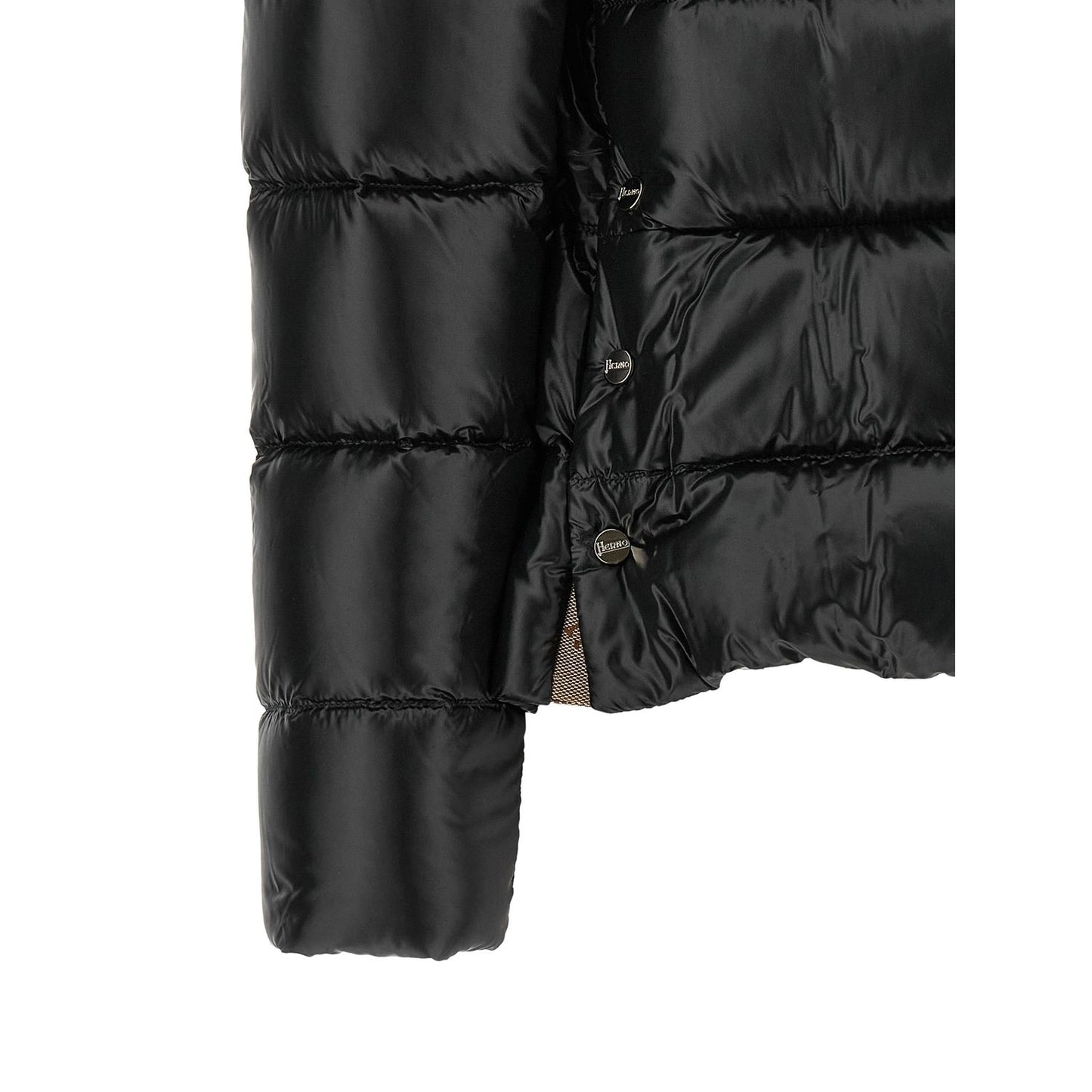 Herno Black Polyamide Full-Length Jacket