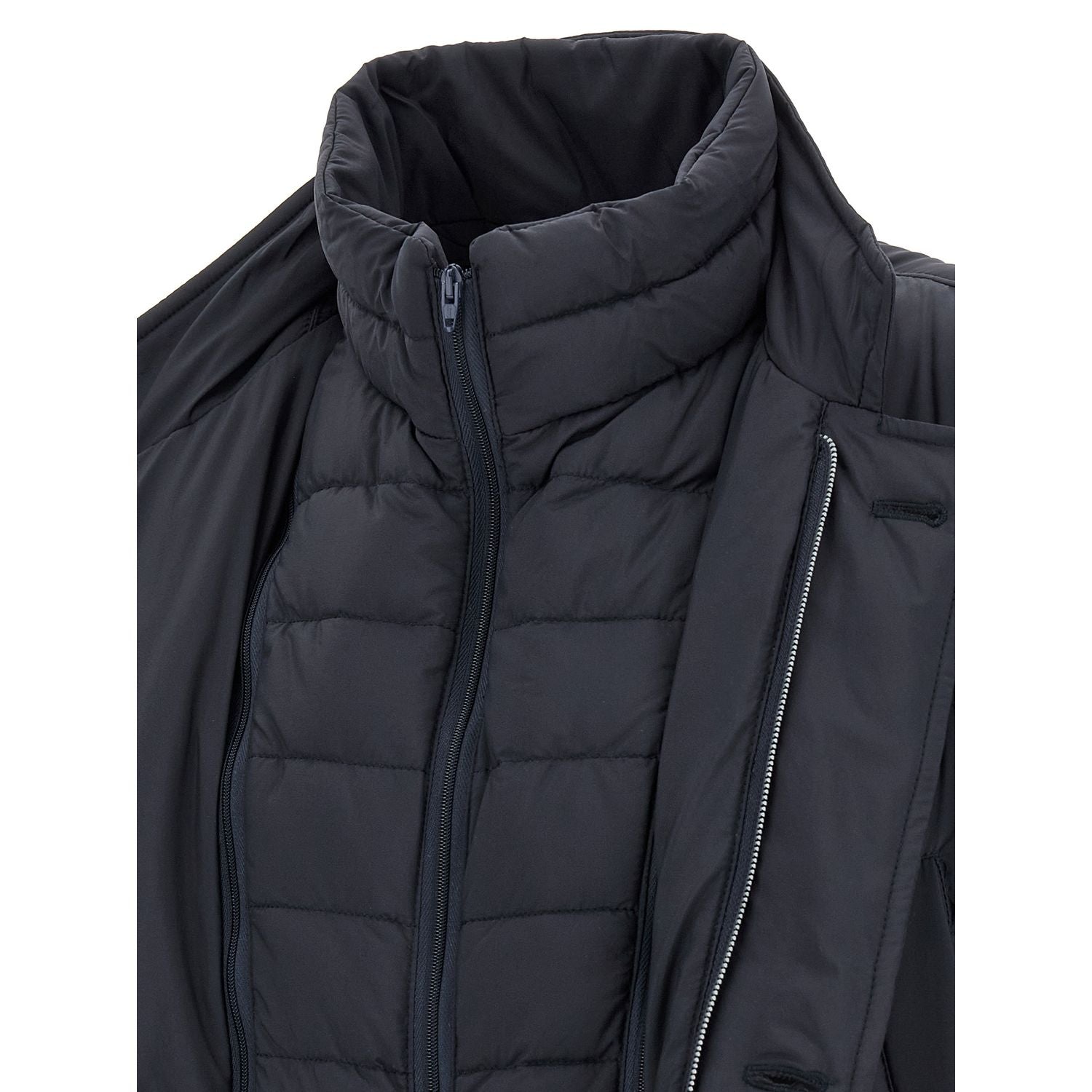 Herno Blue Polyamide Coat