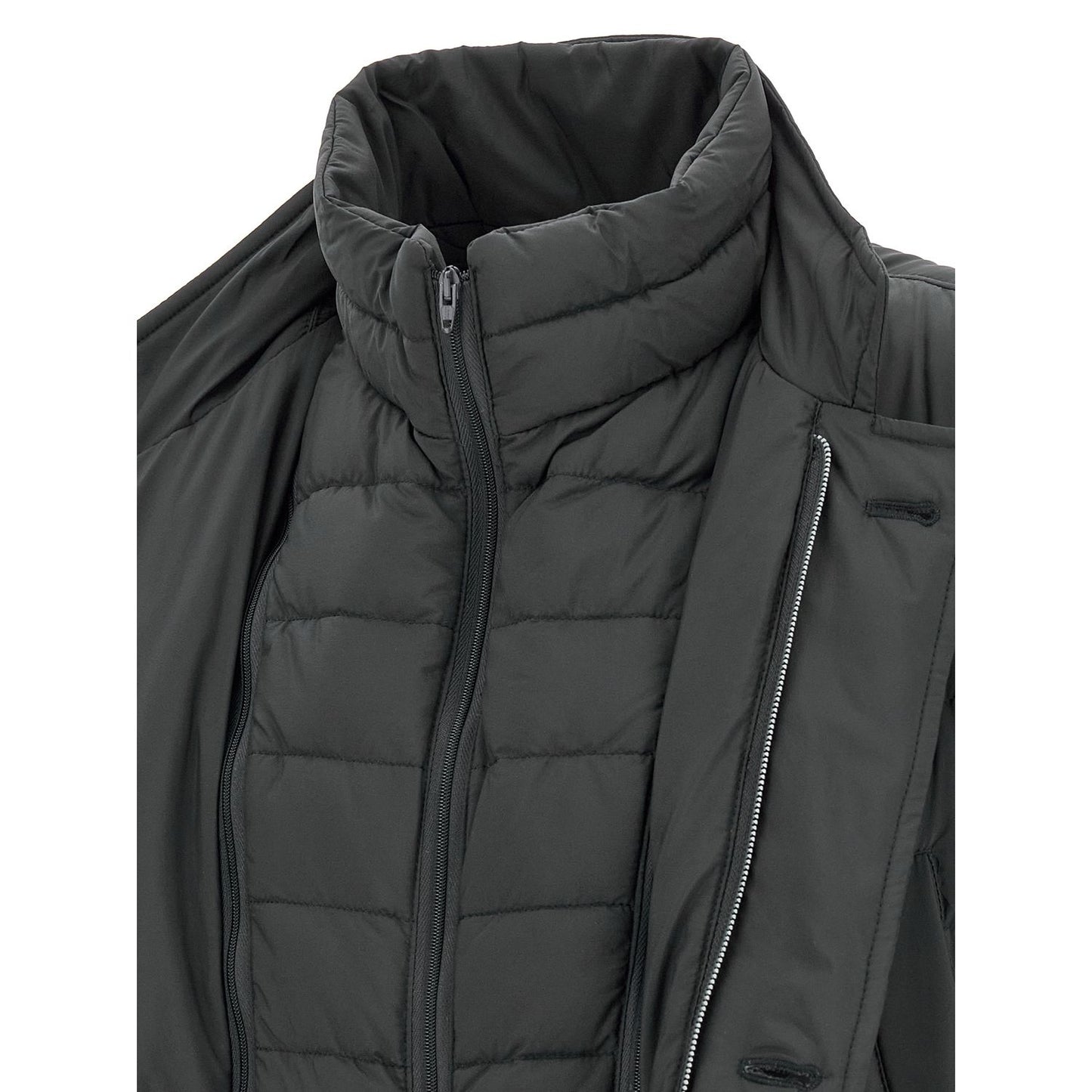 Herno Gray Polyamide Coat