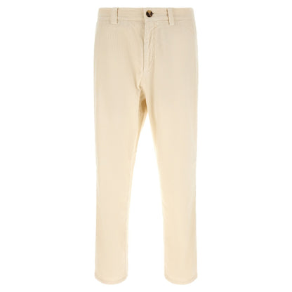 Brunello Cucinelli Beige Cotton Casual Pants