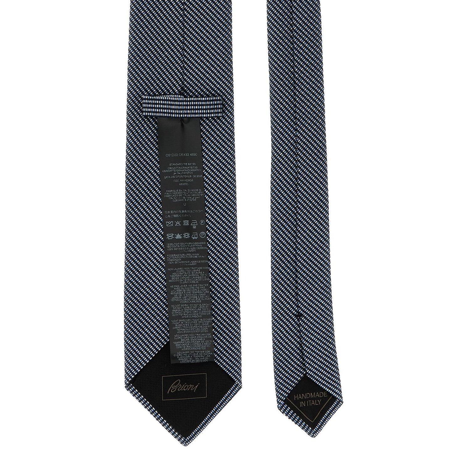 Brioni Blue Silk Tie