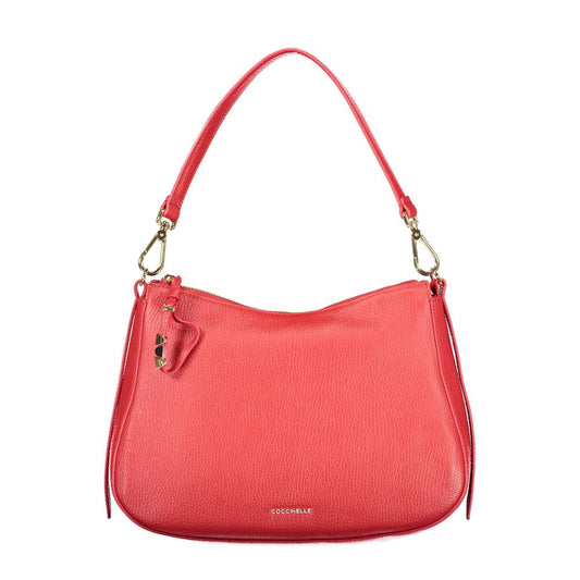 Coccinelle Red Leather Handbag