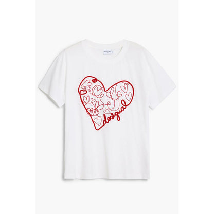 Desigual Bianco Cotton Women's T-Shirt