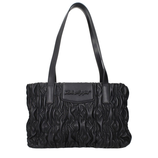 Karl Lagerfeld Black Polyester Shoulder Bag
