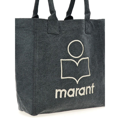 Isabel Marant Black Cotton Tote Bag