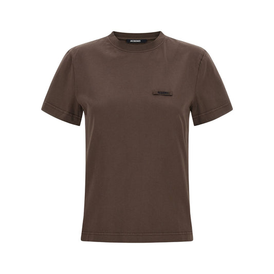 Jacquemus Brown Cotton T-Shirt