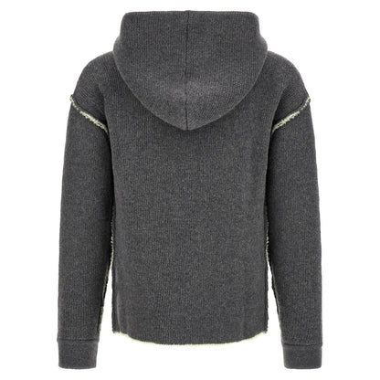 Diesel Gray Wool Sweatshirt