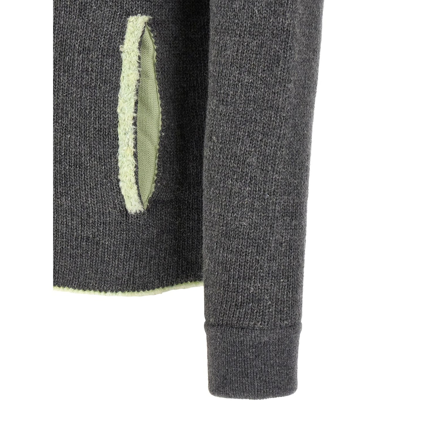 Diesel Gray Wool Sweatshirt