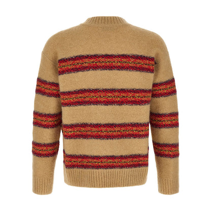 Dries Van Noten Beige Wool Cardigan