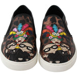 Dolce & Gabbana Leather Leopard #dgfamily Loafers Shoes LA6525-36.5