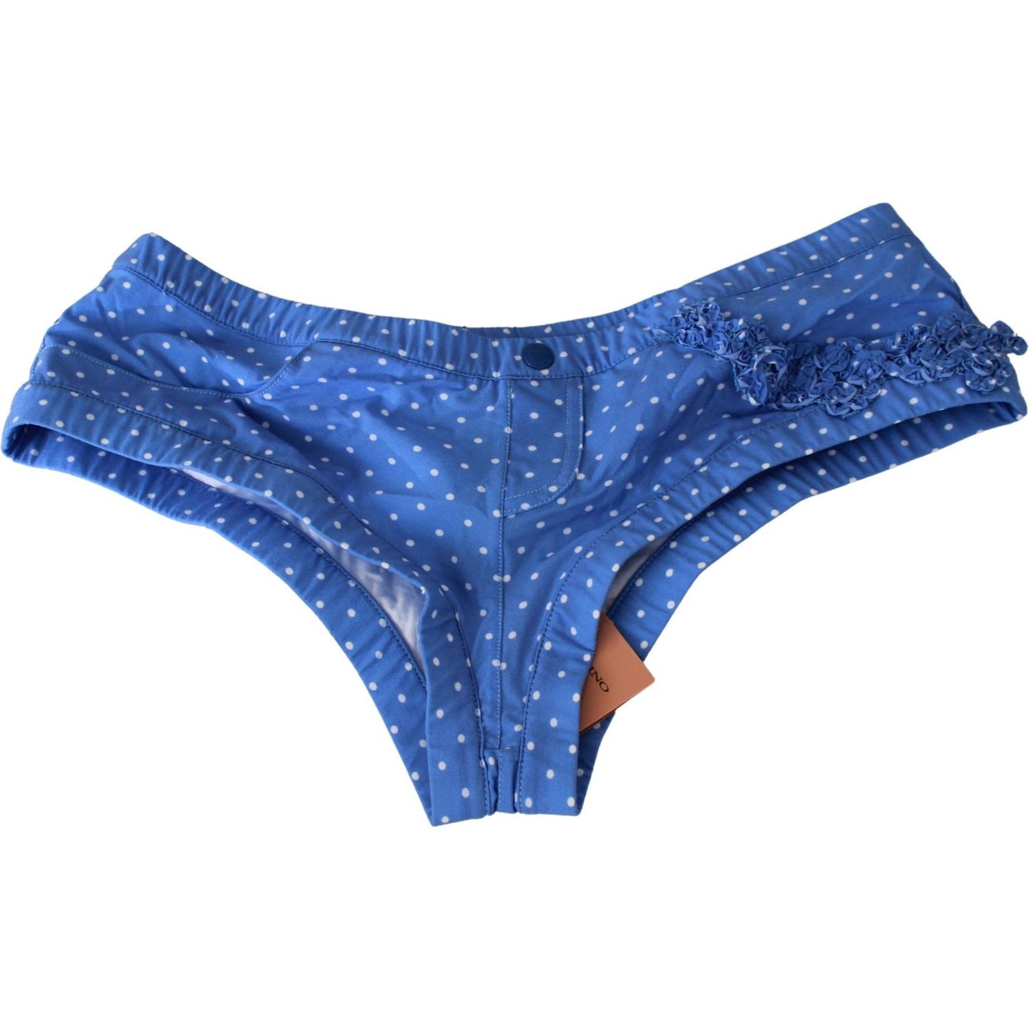 Ermanno Scervino Blue Shorts Beachwear Bikini Bottoms Swimsuit BIK813-IT2