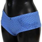 Ermanno Scervino Blue Shorts Beachwear Bikini Bottoms Swimsuit BIK813-IT2