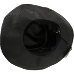 Costume National Black Wide Brim Cowboy Solid Hat HAT20018-M