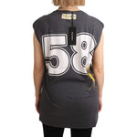Dolce & Gabbana Gray Cotton L' Amore Top Tank T-shirt TSH5134-36