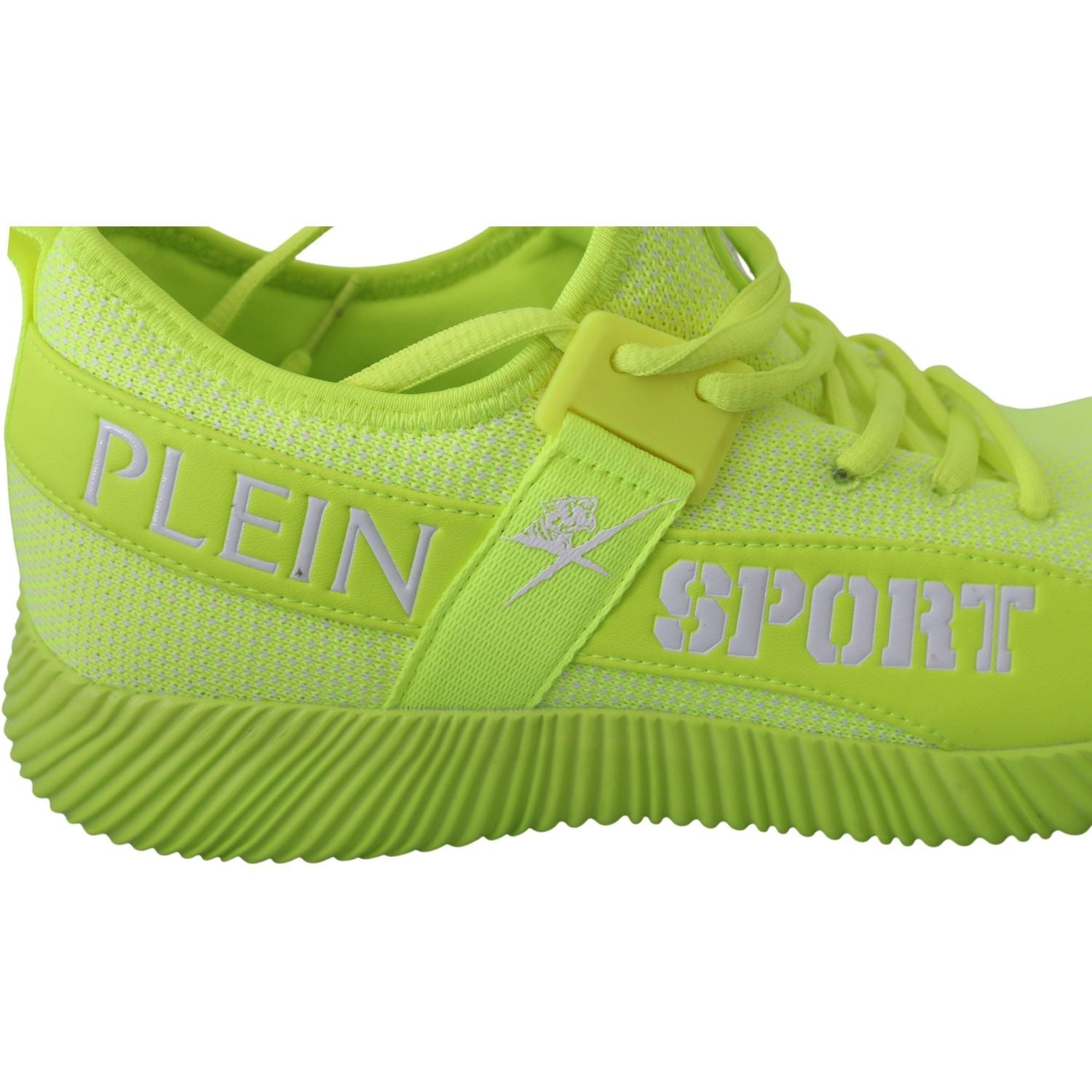 Philipp Plein Green CARTER Logo Hi-Top Sneakers Shoes