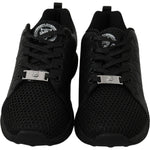 Philipp Plein Black Casual Running Sneakers Shoes LA7171-36