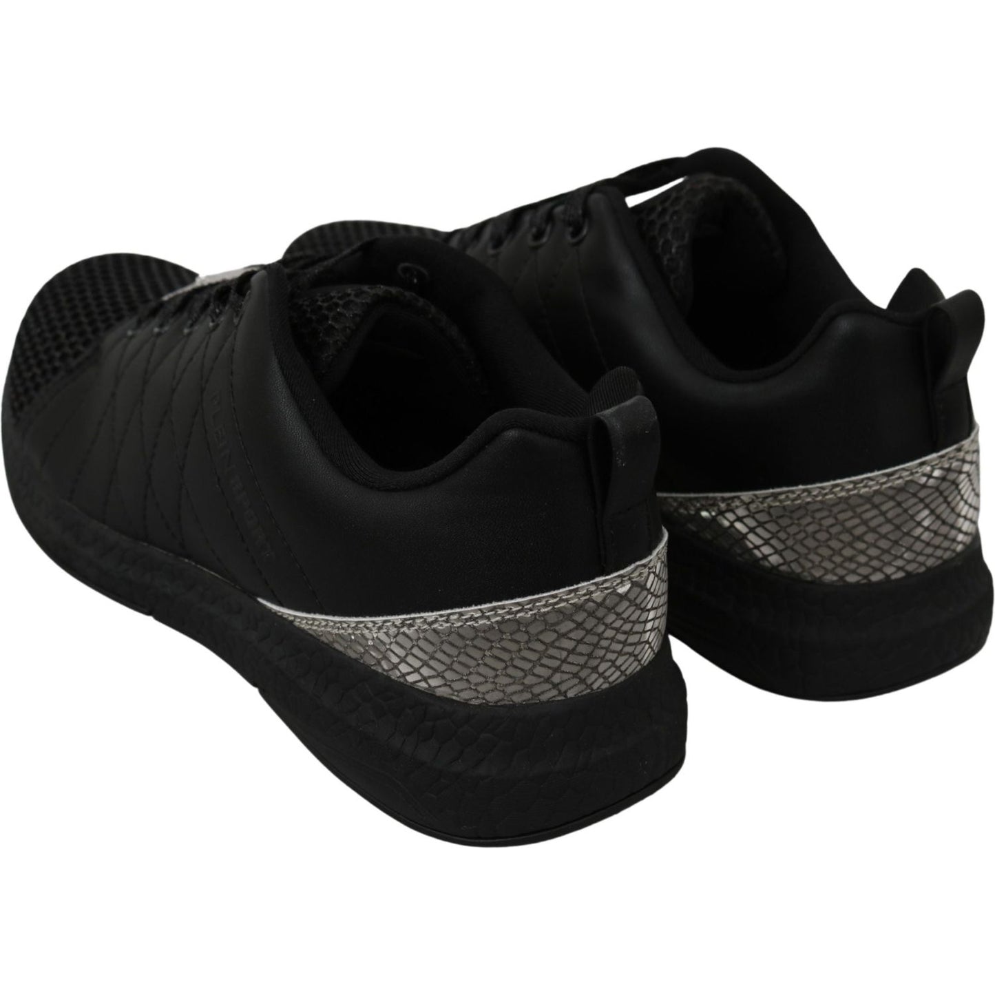 Philipp Plein Black Casual Running Sneakers Shoes LA7171-36