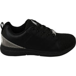 Philipp Plein Black Casual Running Sneakers Shoes LA7171-36