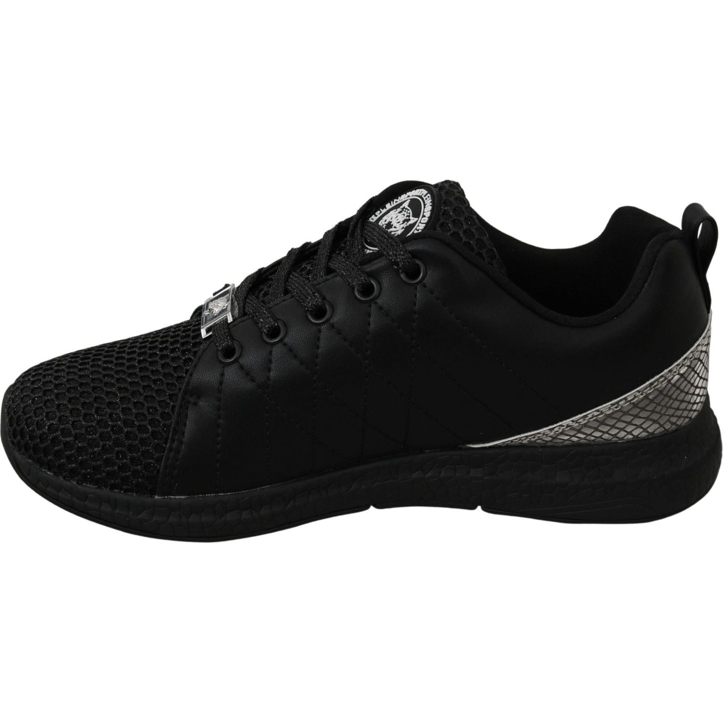 Philipp Plein Black Casual Running Sneakers Shoes LA7171-36