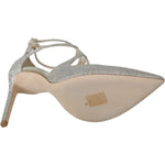 Jimmy Choo Platinum Ice Lancer Leather Pumps - Elegance Refined Jimmy Choo Dark Gray