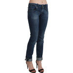 Acht Blue Washed Low Waist Skinny Denim Trouser PAN71216-26