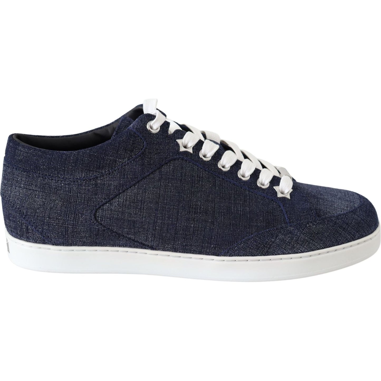 Jimmy Choo Chic Slip-On Blue Denim Suede Sneakers 194611084372