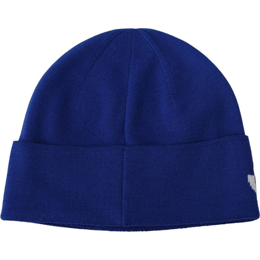 Givenchy Blue Wool Unisex Winter Warm Beanie Hat HAT9133