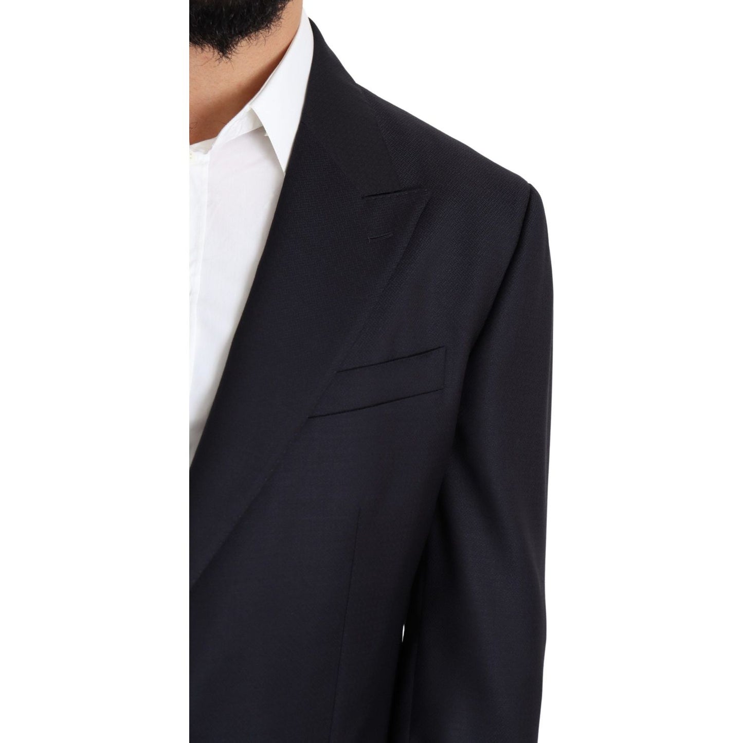 Dolce & Gabbana Black Wool Single Breasted NAPOLI Blazer