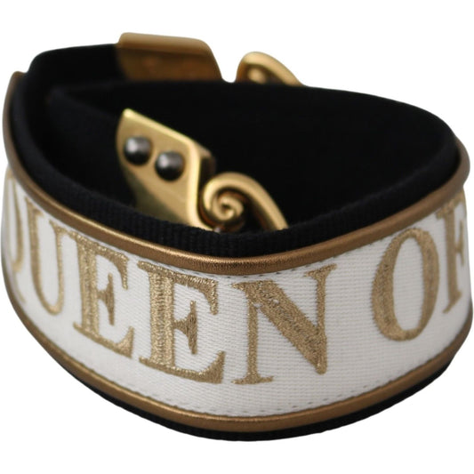 Dolce & Gabbana Queen of Love Strap Handbag Accessory WOMAN BELTS Dolce & Gabbana Black