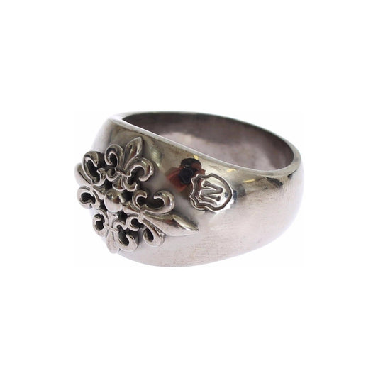 Nialaya Silver 925 Sterling Authentic Crest Ring SIG19117-US12,5