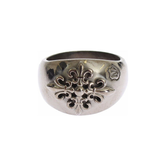 Nialaya Silver 925 Sterling Authentic Crest Ring SIG19117-US12,5
